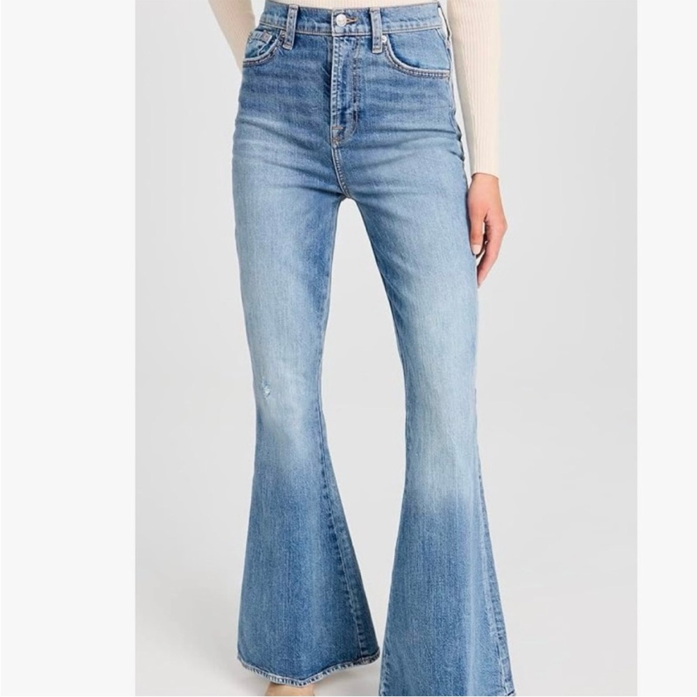 7 For All Mankind Women's Megaflare Jeans in Maribel size 27